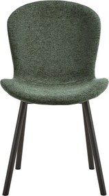 Sedia da pranzo verde scuro Esra – Actona