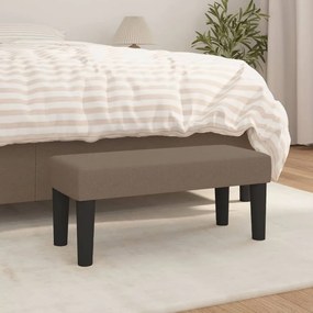 Panca Tortora 70x30x30 Cm İn Tessuto /