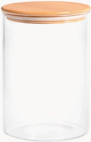 Barattolo in vetro borosilicato con coperchio in bambù Natura, 600 ml
