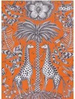 Clarke & Clarke Carta da parati Kruger - Flame