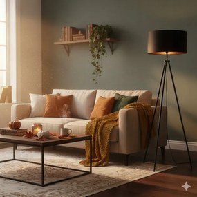 Lampada da terra 1xE27/40W/230V nera