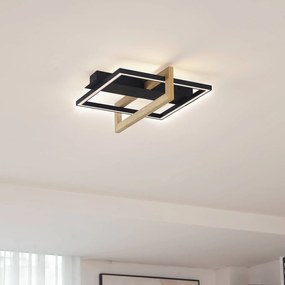 Lindby plafoniera LED Holamu, 40 cm, legno