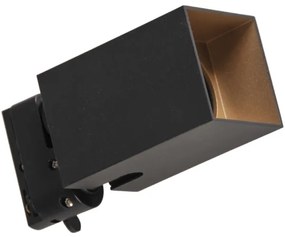 Faretto per sistema a binario SQUARE 3xGU10/10W/230V + 1 m rotaia sistema