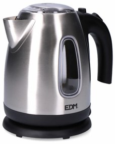 Bollitore EDM 07656 Kettle Nero Acciaio inossidabile 2200 W 1,7 L