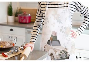 Grembiule in cotone a tema Natale Festive Car – Butter Kings