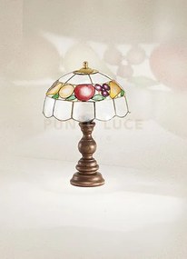 Solo paralume madreperla d.23 cm cocktail d.23cm decoro frutta