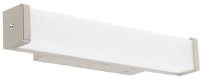 Lampada da parete per bagno in acciaio 32 cm con LED IP44 - Cascada