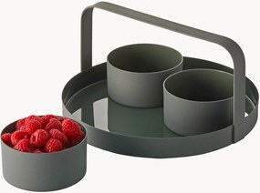 Set ciotole con vassoio da portata Clara 4 pz