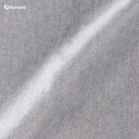 Divano angolare grigio allungabile/con contenitore (con penisola a sinistra/a L) e rivestimento in velluto Laurence – ELTAP