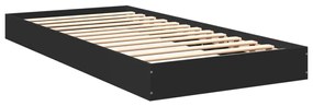 Giroletto nero 90x200 cm in legno multistrato