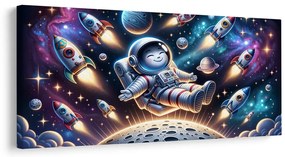 Quadro su tela – Avventura del piccolo pilota