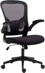 Sedia da ufficio Q-333 nera – 65x47x100 cm