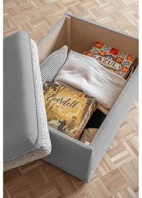 Poggiapiedi in grigio chiaro Wilson – Miuform