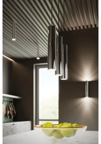 Sollux SL.1204 - Lampadario a sospensione con filo LAGOS 1xGU10/10W/230V cromo