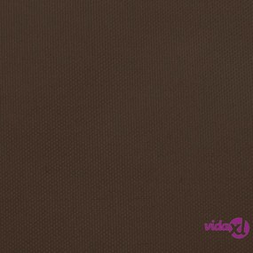 vidaXL Vela Parasole in Tela Oxford Quadrata 2x2 m Marrone