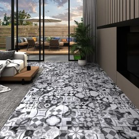 Listoni Autoadesivi İn Pvc 5,21 M² 2 Mm Motivo Grigio /