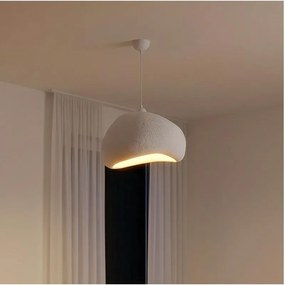 Brilagi - Lampadario a sospensione con cavo WABI SABI 1xE27/40W/230V Ø 42 cm bianco