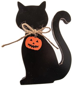 Statuetta in legno (altezza totale 15,5 cm) Happy Halloween – Dakls