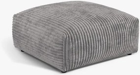 Pouf Martina in velluto a coste Tilia - L106 cm