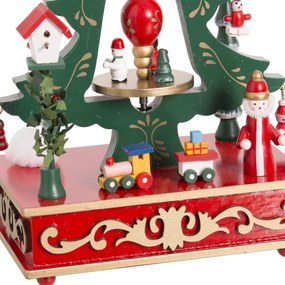 Figura musicale in legno (altezza totale 24 cm) Christmas Tree – Casa Selección