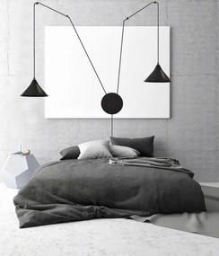 Piantana a Sospensione ABRAMO 2 WHITE o Black