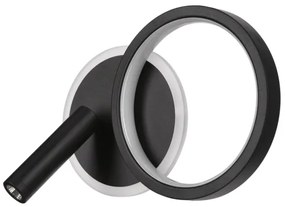 Faretto da parete a LED MONET LED/16W/230V nero