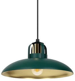Brilagi - Lampadario a sospensione con filo FLAMENGO 1xE27/60W/230V verde