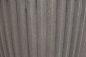 Taupe vaso di fiori 36 cm POKA Beliani