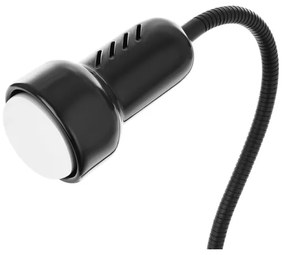 Lampada con clip LOLEK 1xE14/24W/230V nera