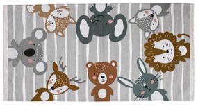 Tappeto bambini 80x150 cm animali