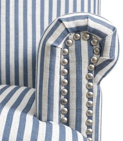 Poltrona in lino blu Jaya - Støraa