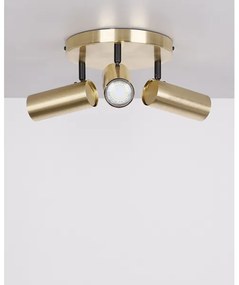 Faretto COLLY 3xGU10/15W/230V oro