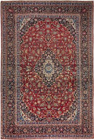Kashan Tappeto persiano 380 x 260 Rosso (Iran) Annodato A Mano