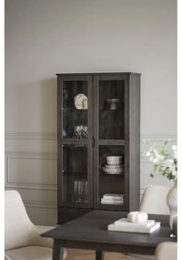 Vetrina marrone in rovere 82x185 cm Filippa - Rowico