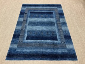 Loribaft Tappeto 170 x 230 Blu (Iran) Annodato A Mano