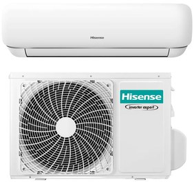Condizionatore a muro monosplit inverter HISENSE Mini Apple Pro 9000 BTU classe raffreddamento A++, classe di riscaldamento A++, bianco