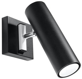 Luce Spot da parete DIREZIONE 1xGU10/40W/230V nero