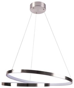 Lampadario LED a sospensione con filo ZEFIRA LED/40W/230V 4000K diametro 50 cm cromo