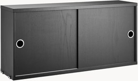 Armadietto con ante scorrevoli String System, larg. 78 x prof. 20 cm
