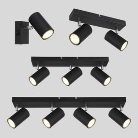 Globo 57911-3B - Faretto ROBBY 3xGU10/35W/230V nero