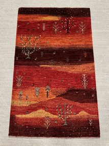 Loribaft Tappeto persiano 80 x 130 Rosso (Iran) Annodato A Mano