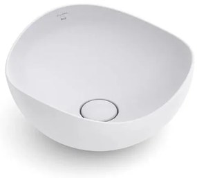 Lavabo da appoggio ROCA irregolare in ceramica beige
