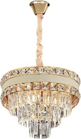Lampada Cristal G047-CP 40CM GOLD