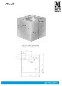 Markslöjd 106521 - Lampada LED da esterno ARGOS LED/5W/230V IP44 grigia