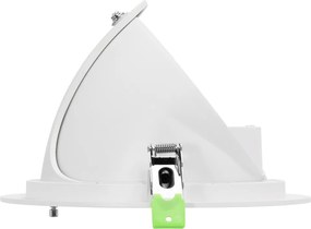 Faro LED da Incasso 42W Orientabile Foro Ø210mm con driver Philips Colore Bianco Variabile CCT