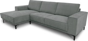 Divano angolare in grigio scuro (con penisola a sinistra) Copenhagen – Scandic