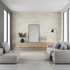 Rivestimento grès porcellanato 16x42 cm effetto pietra Talbignano Beige