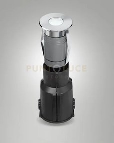 Tulip 2 faretto incasso acciaio carrabile led 3w 3000k 175lm