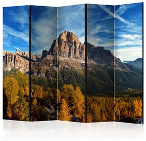 Paravento design Dolomiti italiane II (5 części) - paesaggio di montagna