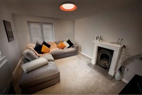 Osram - Plafoniera LED dimmerabile ORBIS PLATE LED/45W/230V Ø48cm arancione/nero